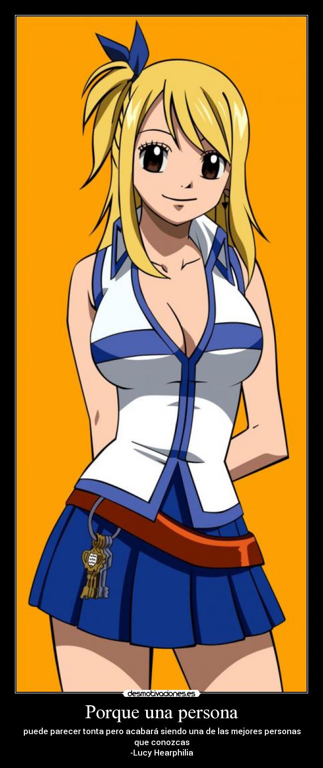 Porque una persona -