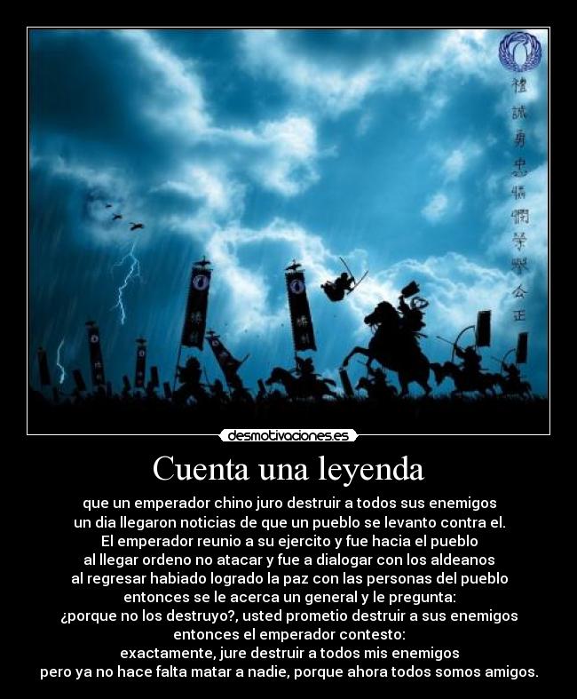 Cuenta una leyenda -