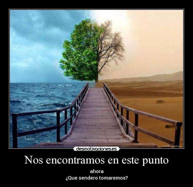 Nos encontramos en este punto -