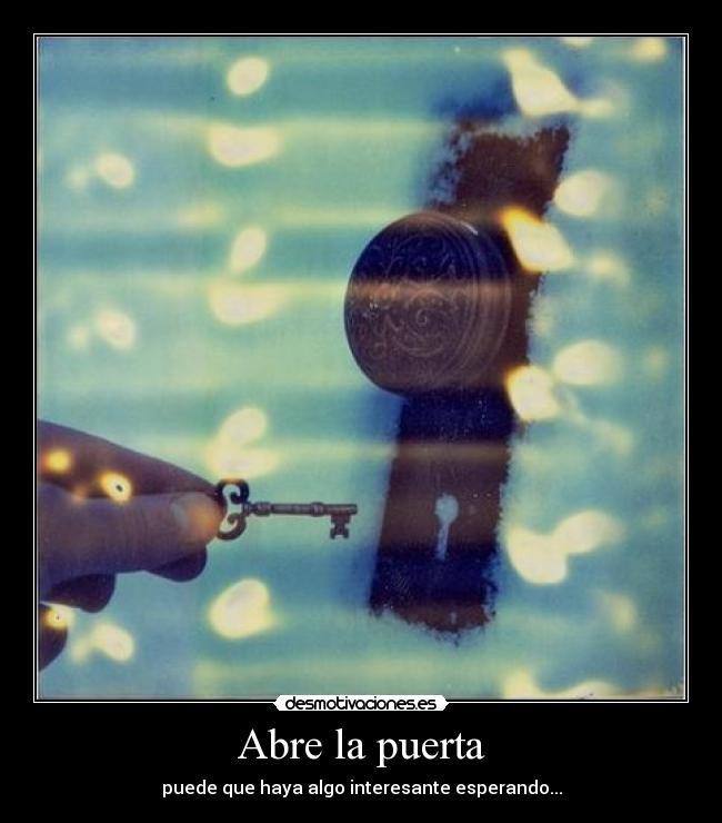 Abre la puerta -