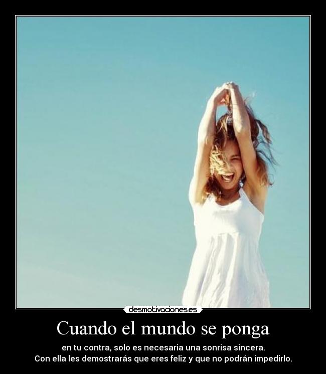 Cuando el mundo se ponga - 