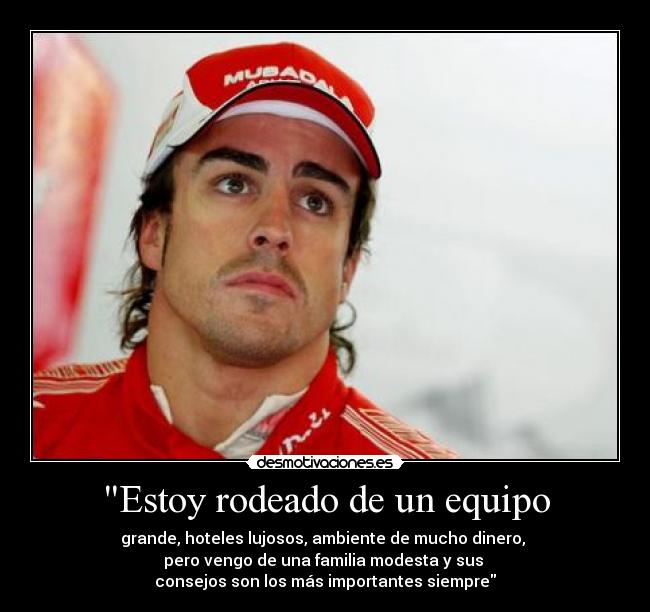 Estoy rodeado de un equipo -