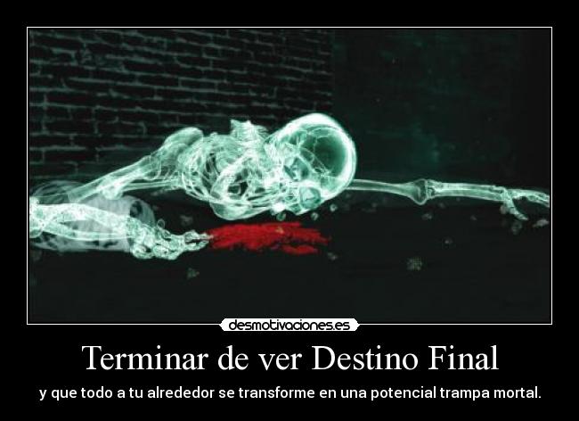 Terminar de ver Destino Final - 