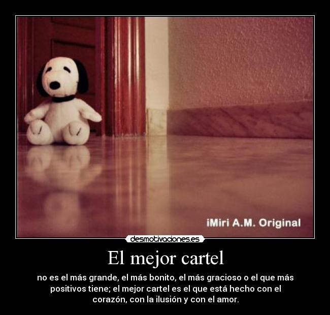 El mejor cartel - 