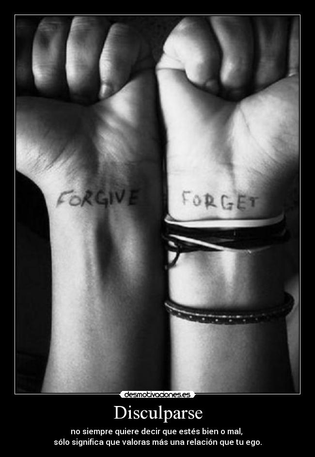 Disculparse -
