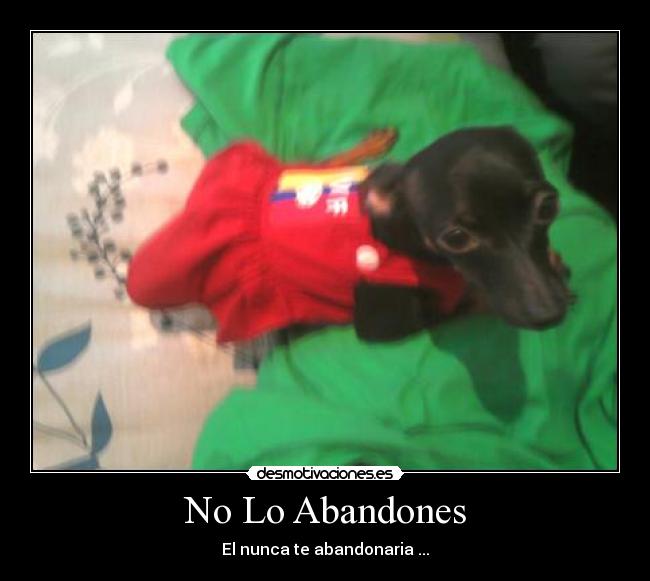No Lo Abandones - El nunca te abandonaria ...