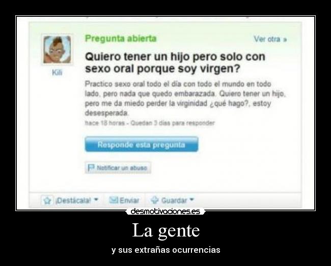 La gente -