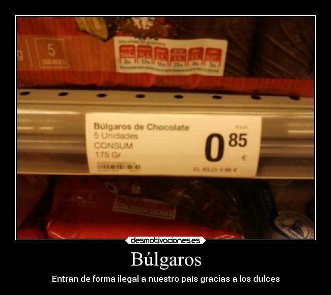 Búlgaros - Entran de forma ilegal a nuestro país gracias a los dulces