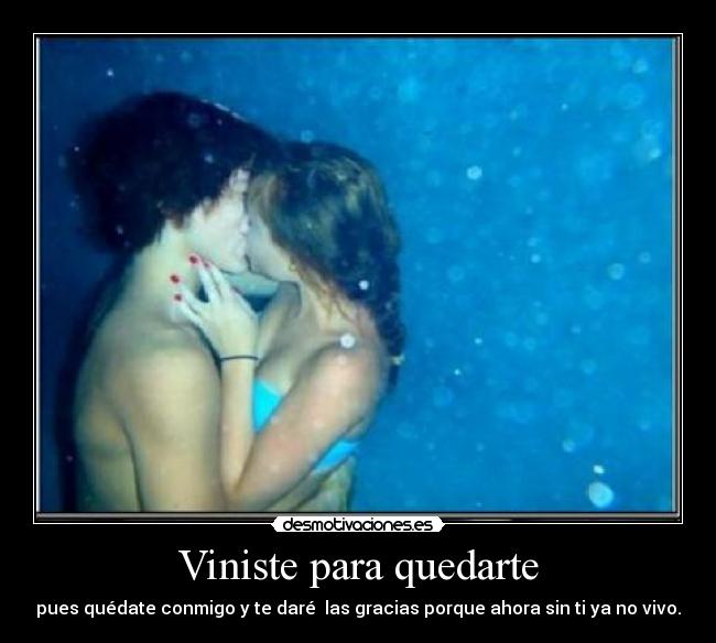 Viniste para quedarte -