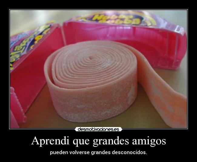 Aprendi que grandes amigos - 