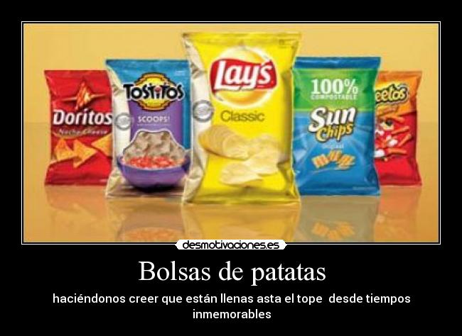 Bolsas de patatas -