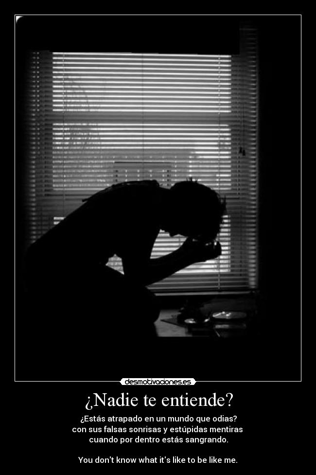 ¿Nadie te entiende? -