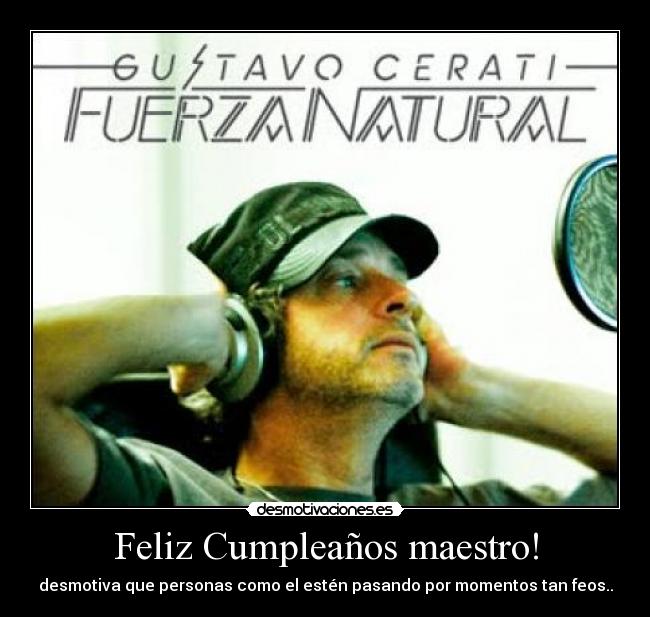 Feliz Cumpleaños maestro! - 