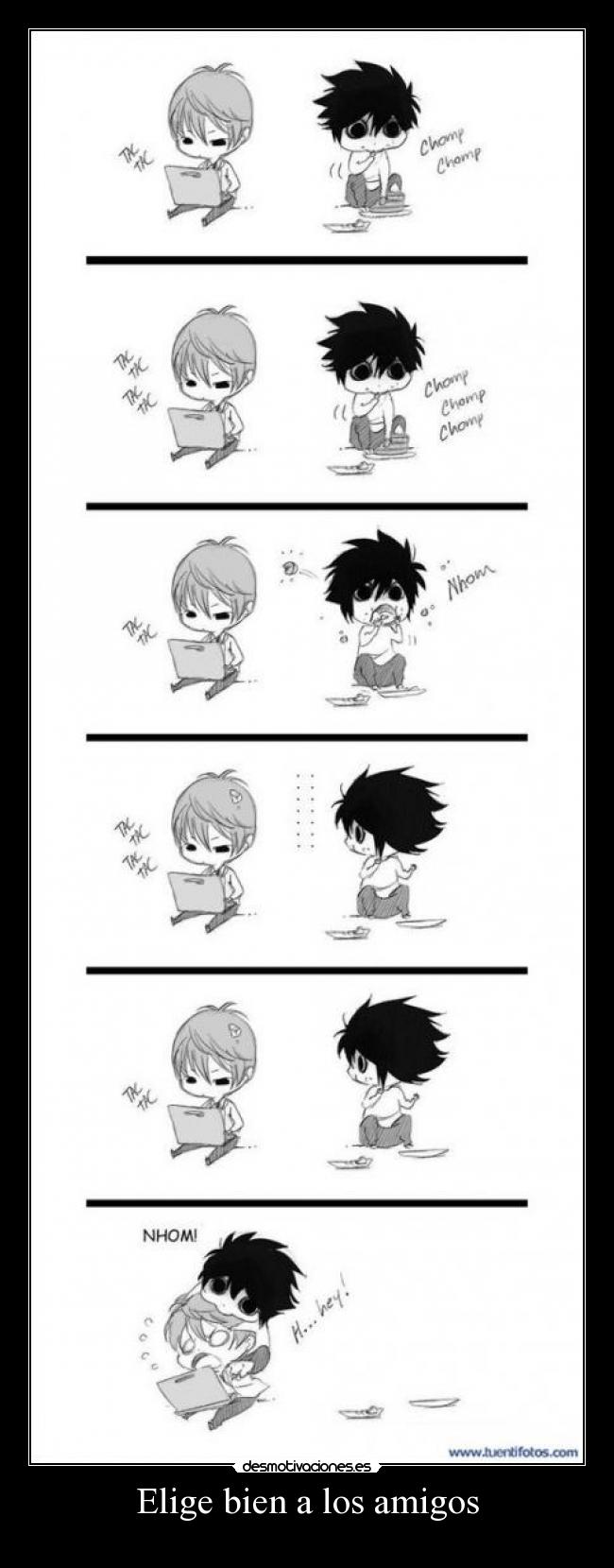 Elige bien a los amigos -