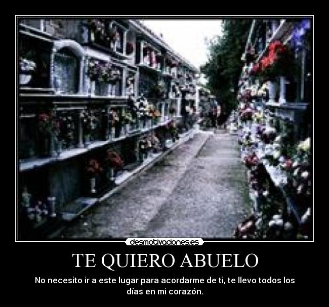 TE QUIERO ABUELO -
