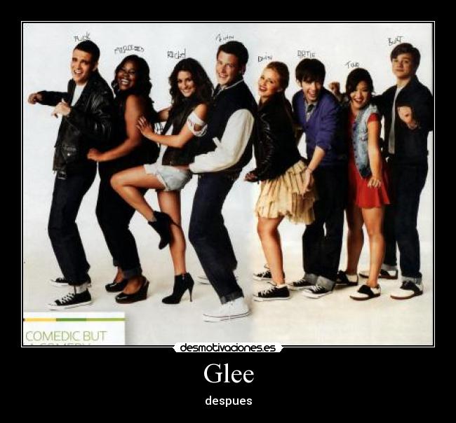 carteles desmotivacion glee desmotivaciones