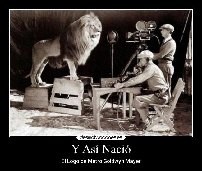 Y Así Nació - El Logo de Metro Goldwyn Mayer
