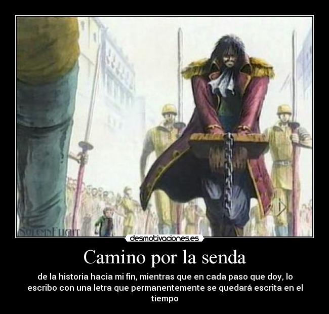 Camino por la senda -