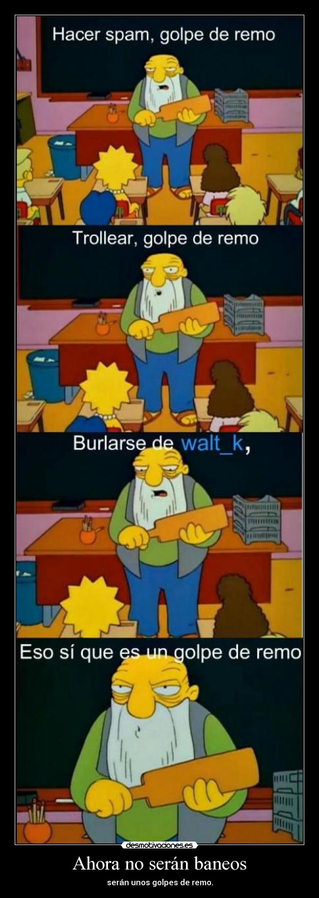 Ahora no serán baneos -