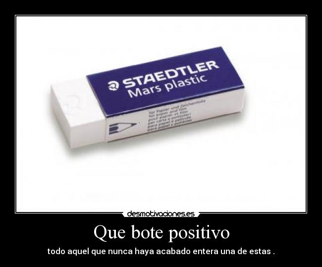 Que bote positivo - 