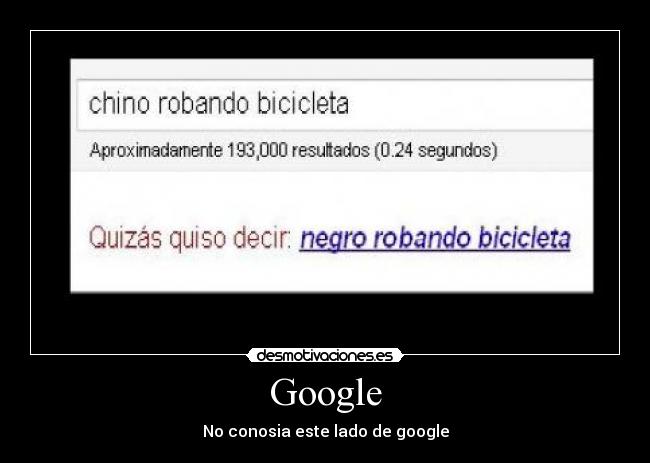 Google - No conosia este lado de google