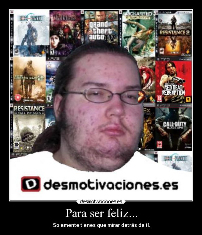 carteles gordo granudo videojuegos desmotivaciones