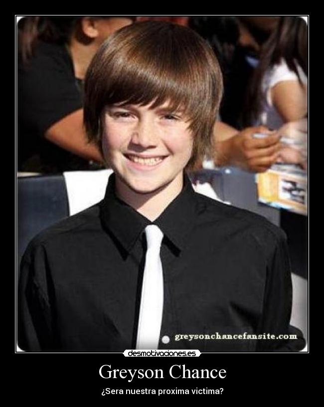 Greyson Chance - ¿Sera nuestra proxima victima?