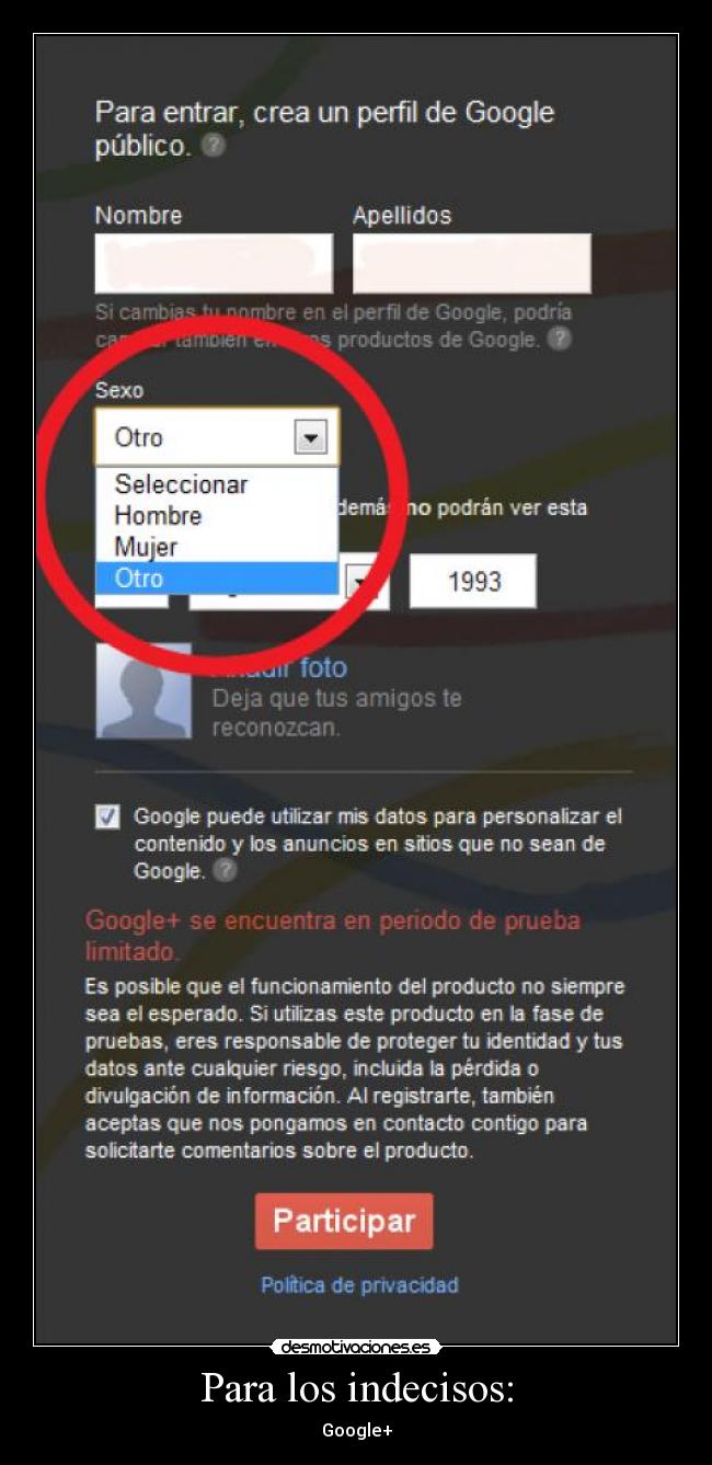 Para los indecisos: - Google+