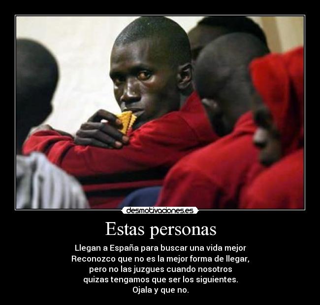 Estas personas -