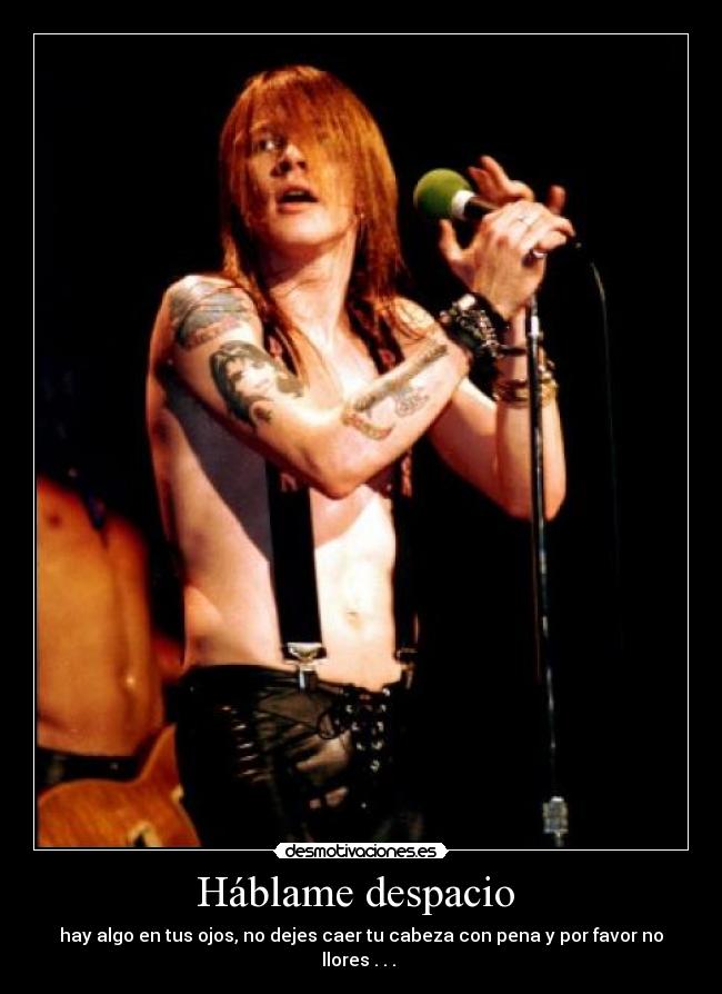 Háblame despacio -