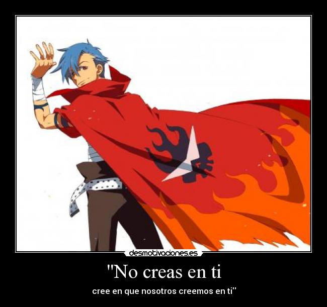 No creas en ti -