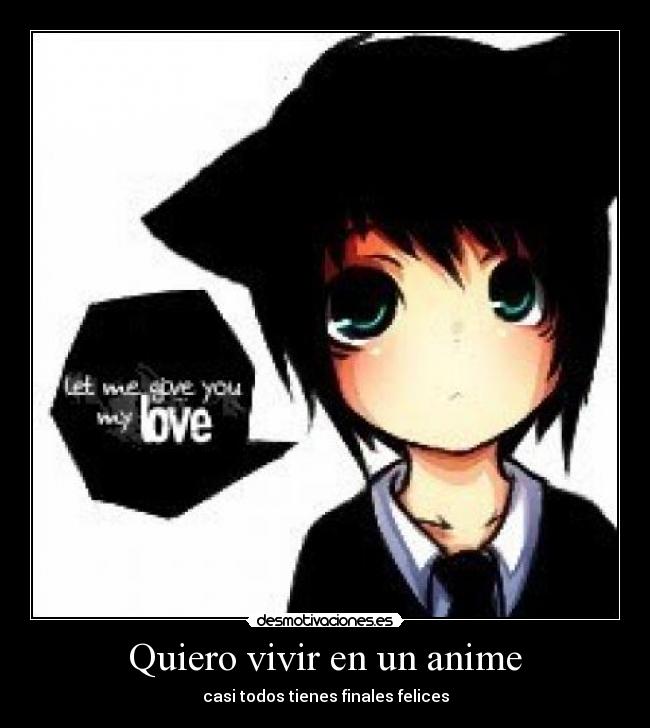 carteles anime anime desmotivaciones