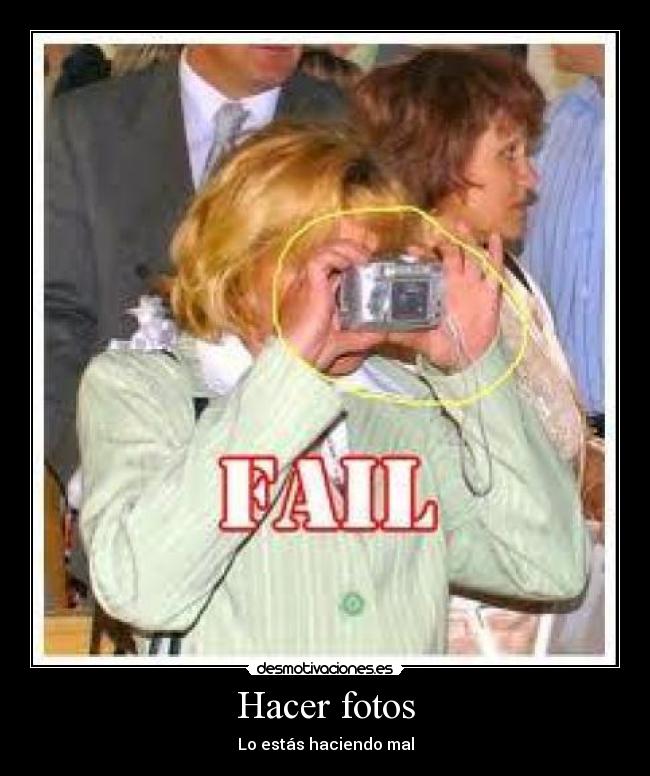 Hacer fotos -