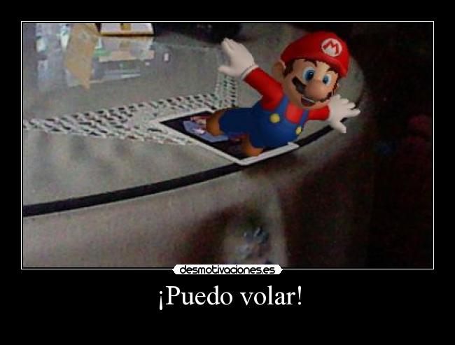 ¡Puedo volar! -