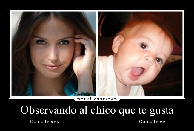 Observando al chico que te gusta -