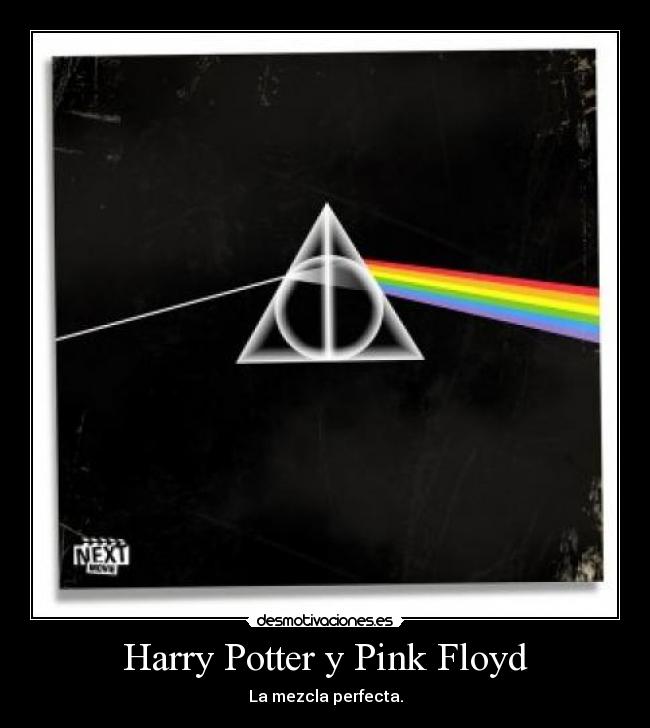 carteles harry potter pink floyd desmotivaciones