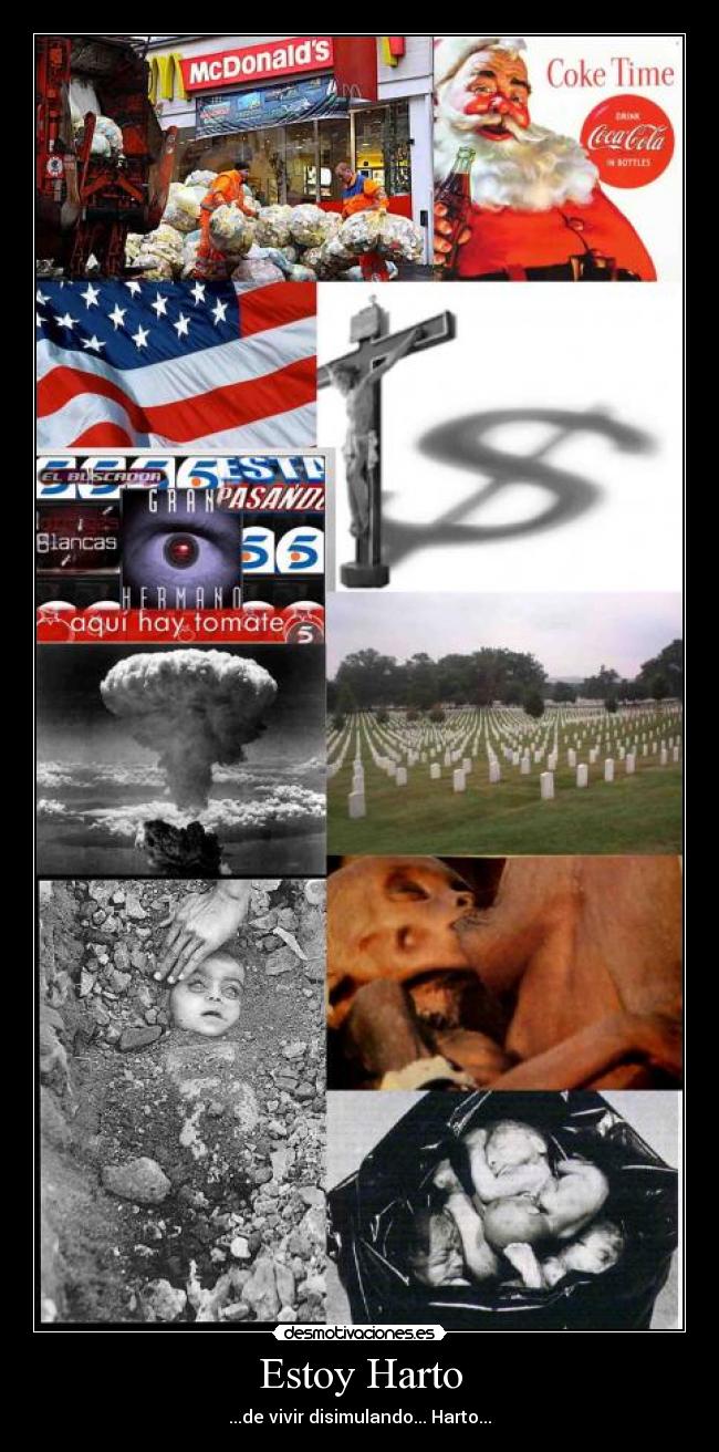 Estoy Harto - ...de vivir disimulando... Harto...