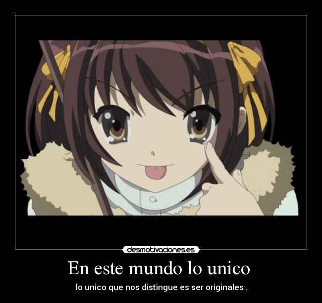 carteles mundo haruhi desmotivaciones