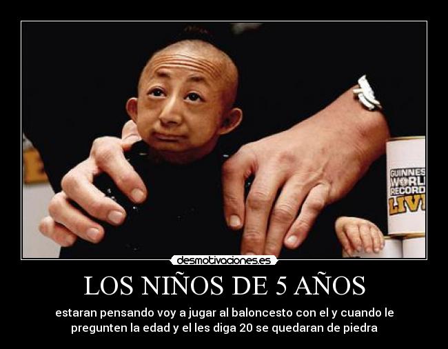 LOS NIÑOS DE 5 AÑOS - 