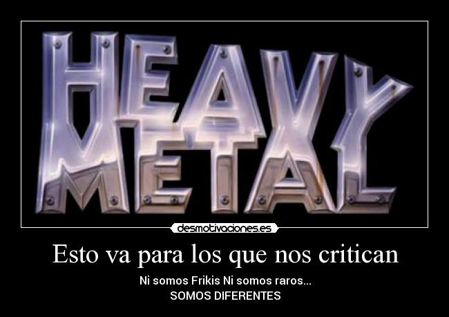 carteles heavy desmotivaciones