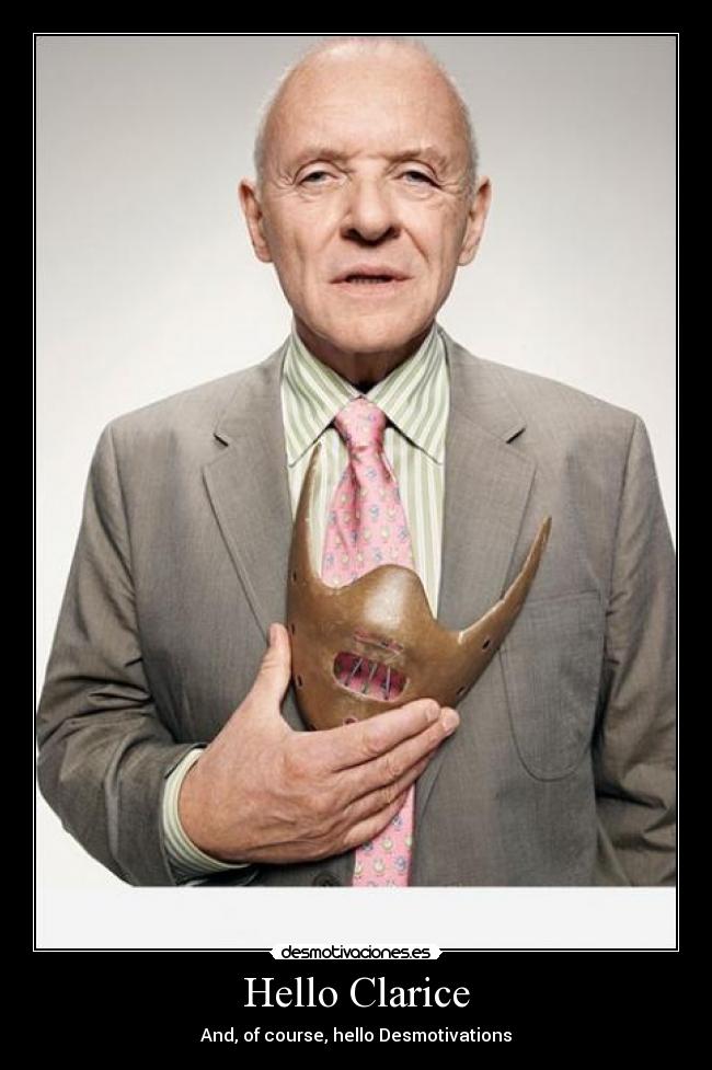 Hello Clarice -