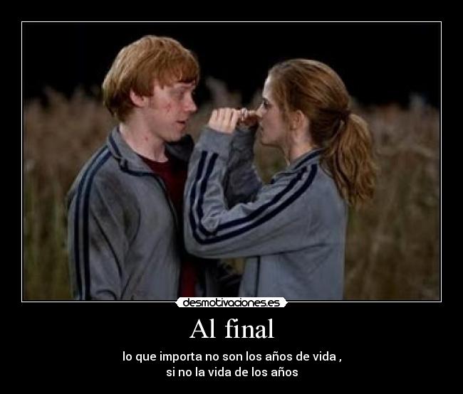 Al final -