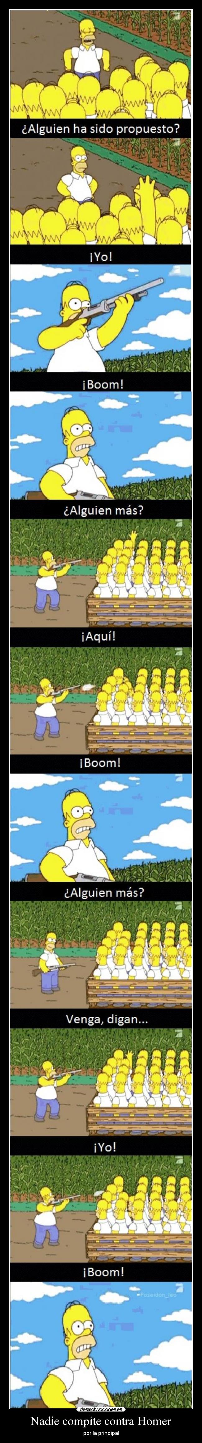 Nadie compite contra Homer - por la principal