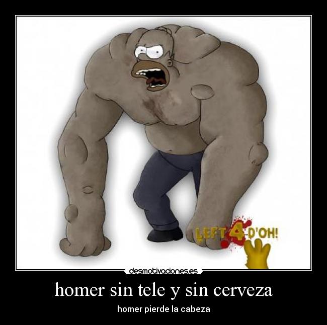 homer sin tele y sin cerveza -