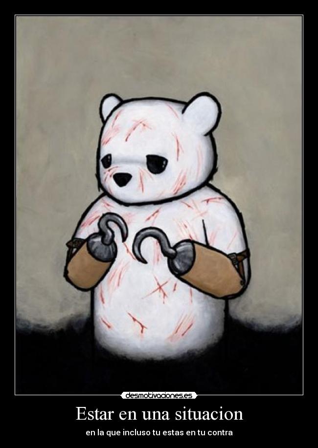 Estar en una situacion -