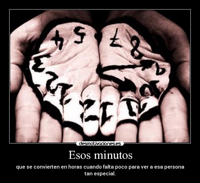 Esos minutos -