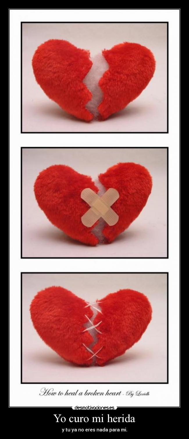 Yo curo mi herida -