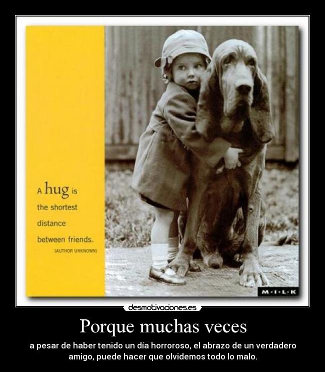 Porque muchas veces - 