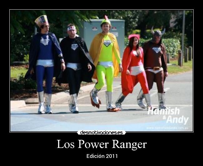 Los Power Ranger - Edición 2011