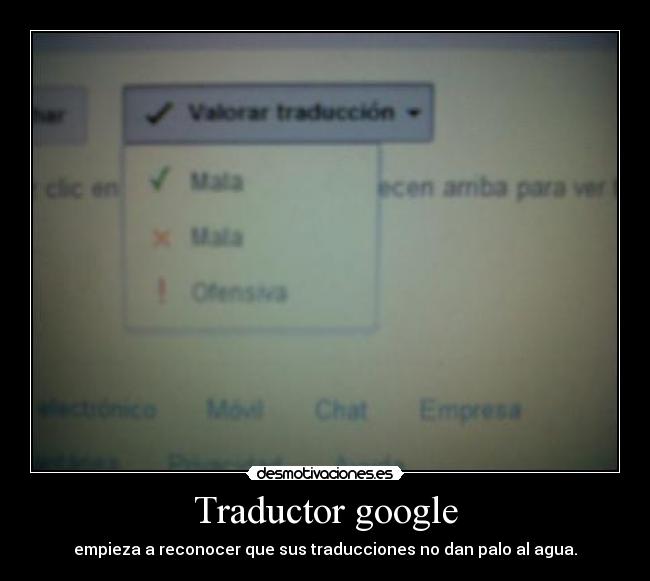 Traductor google -